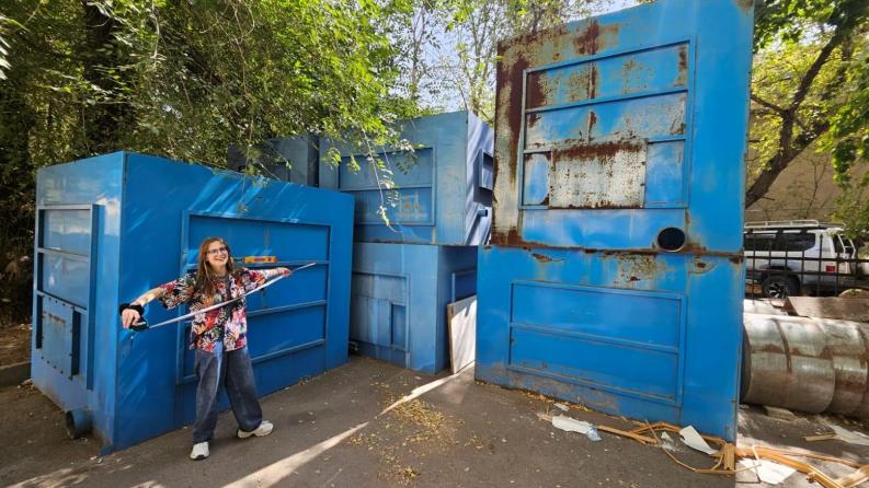 Сәтбаев университеті кампусындағы су жинау резервуарлары